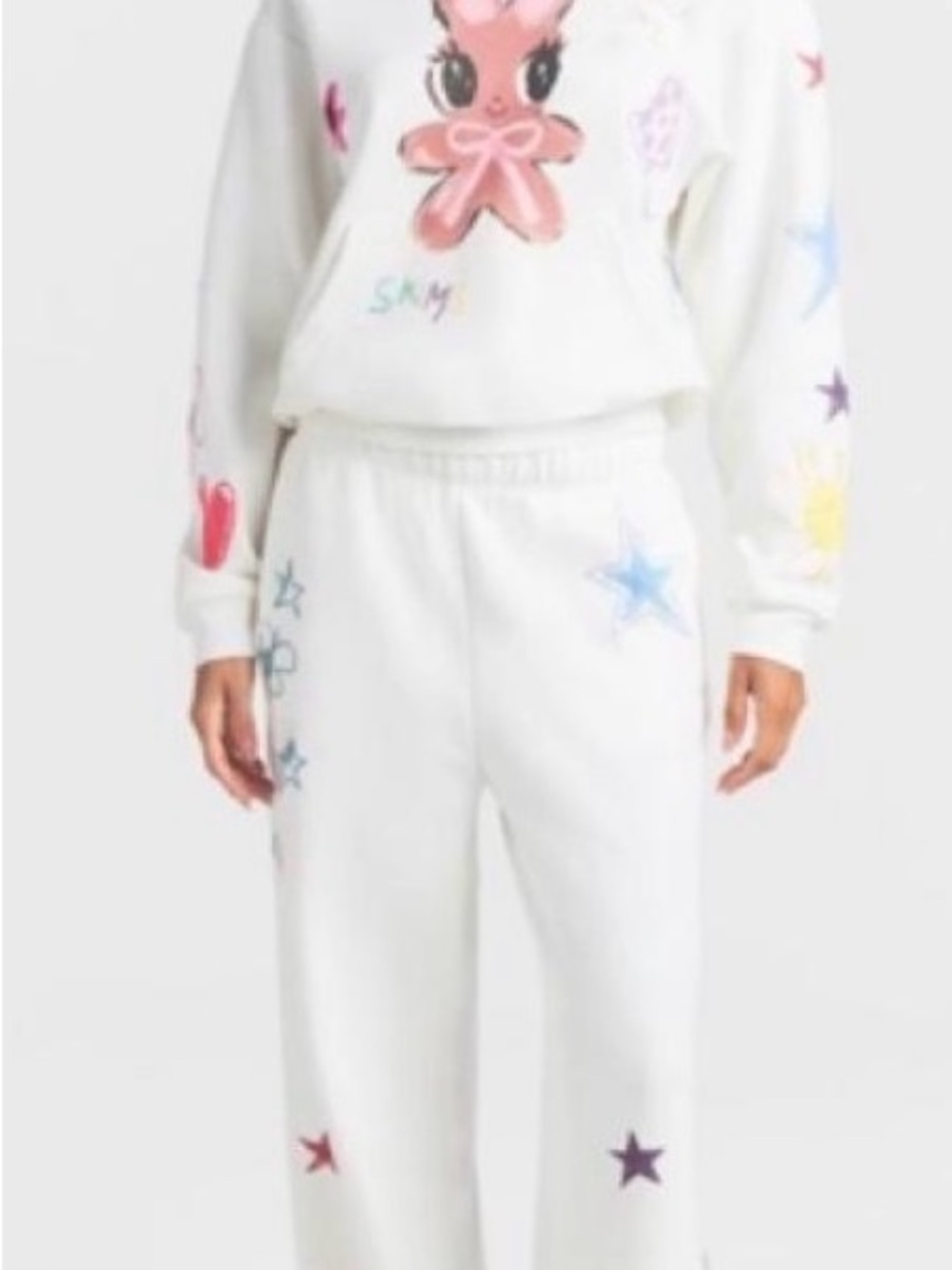 Skims Happy Bunny sweatpants sz large